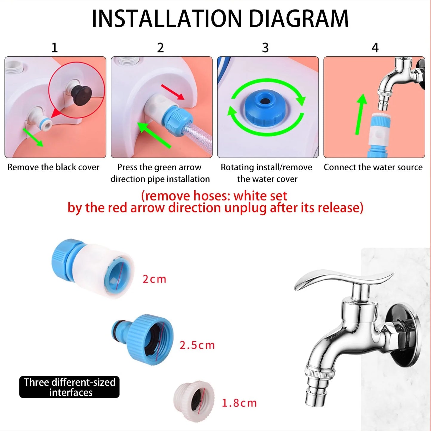 Step On Dog Water Dispenser Easy Connection Leakproof Dog Water Fountain 2 Water Dispensing Modes Simple Use for Pets for Lawn