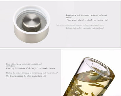 550ml Travel bottle Car Shatterproof hand Portable Glass Water Bottle new arrival Worldwide Store