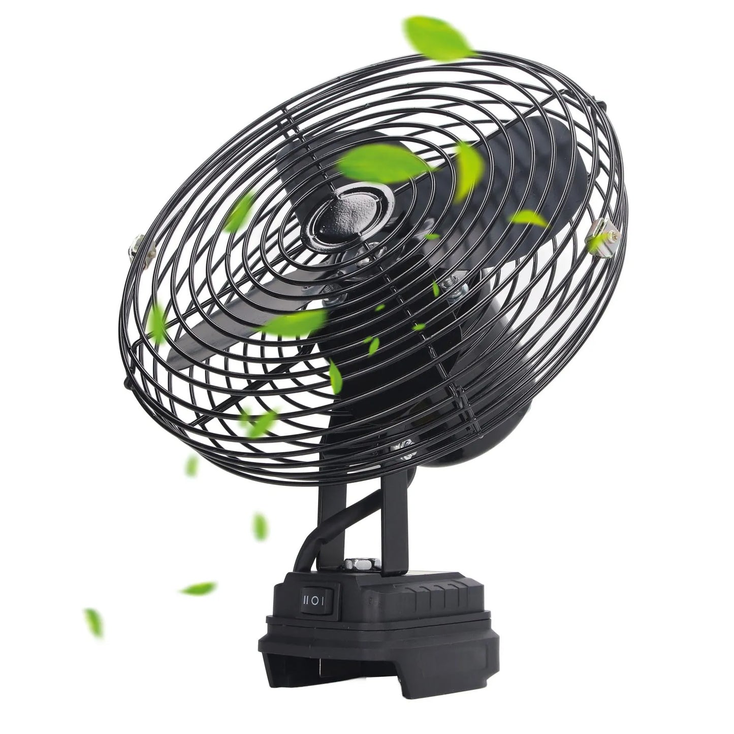 30W 8in Rechargeable Electric Fan Portable 18V Lithium Battery Electric Fan for Camping Shipped Without Battery