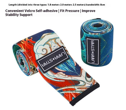 Fitness Knee Wraps for Weightlifting Workout Knee Pad Straps Weight Lifting Deadlift Bench Press Powerlifting Knee Protector