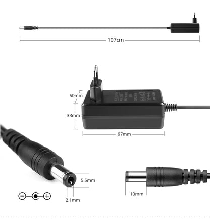 DC 24V 2A 3A Power Supply With EU US Plug Lighting Transformer Power Adapter for LED Strip Neon Light / Security Camera / Router