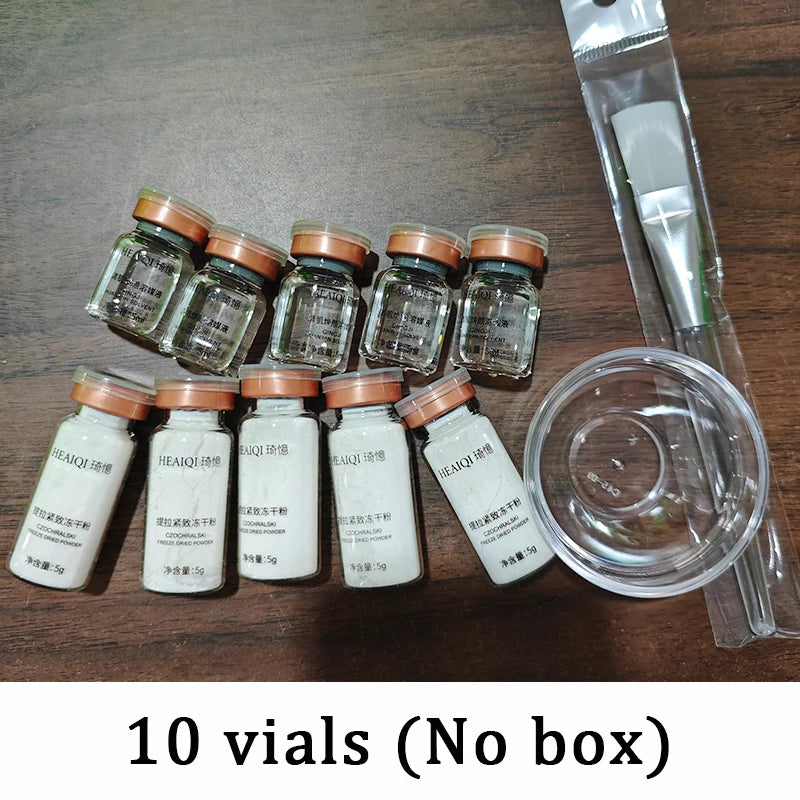 Face Collagen Peptide Hyaluronic Acid Face Mask DIY Hyaluronic acid V Face Lifting Firming Skin Rejuvenation Mask Skin Care