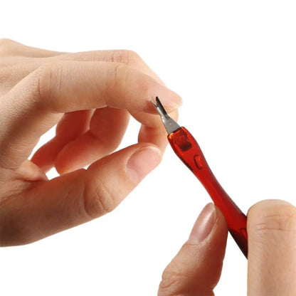 Nail Care Tool Cuticle Nipper Manicure Nail Art Nail Polish Removal Cuticle Remover Nail Cuticle Pusher Dead Skin Fork