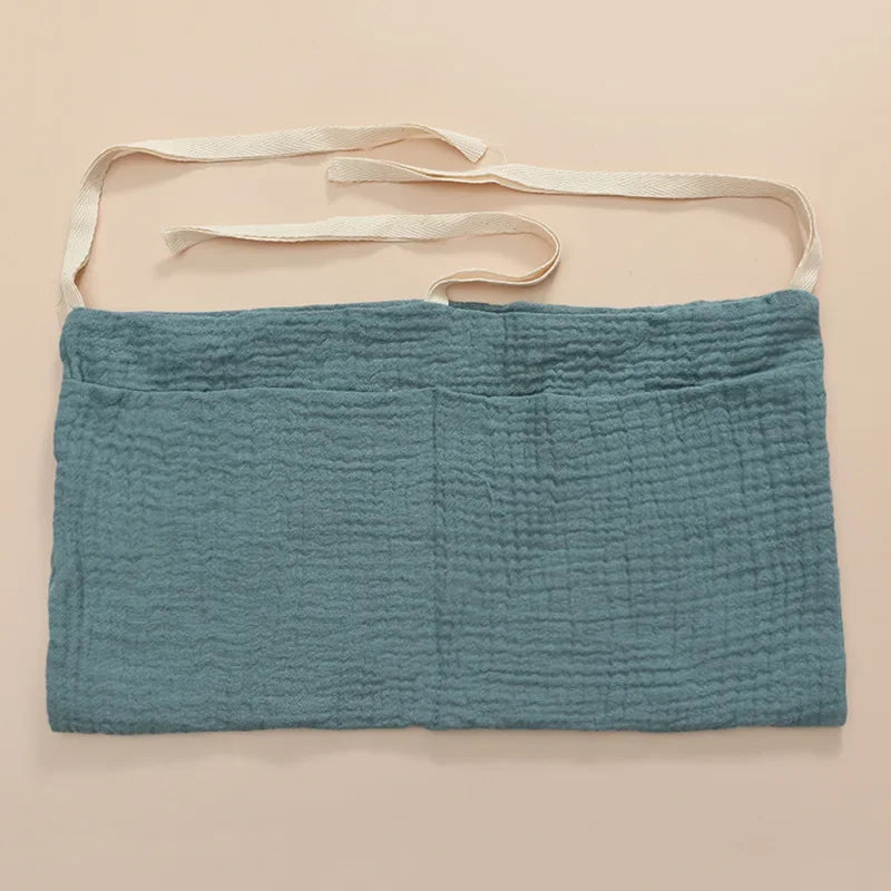 Portable Baby Crib Storage Bag Diaper Caddy Nappy Organizer Newborn Bed Headboard Diaper Storage Kids Baby Items Bedding