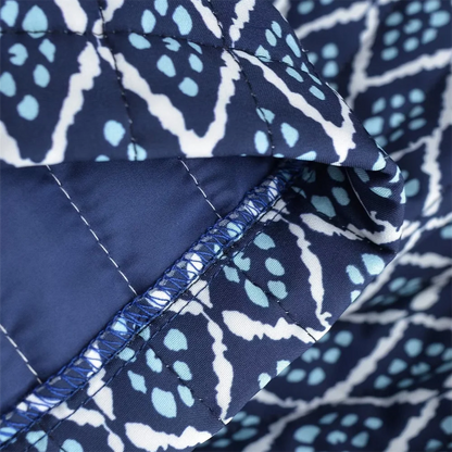 PB&ZA2024 Autumn New Women's Fashion Style Versatile Quilted Cotton Printed Loose Cotton Clothes Cotton Jackets