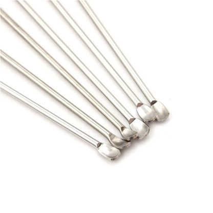 1pc Stainless Steel Lab Micro Spatula Medicine Spoon Scoop Shovel Pharmacy 100mm / 125mm / 150mm / 180mm / 200mm / 220mm