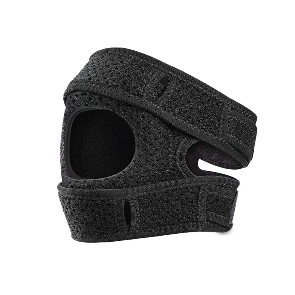 Support Gear Sports Knee Pads Breathable Adjustable Patellar Strap Enhance Joint Stability Comfortable Knee Brace Outdoor Sports