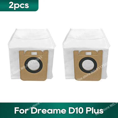 Compatible For Dreame D10 Plus / D9 Plus Robot Vacuums Spare Parts Kit Accessories Dust Bag Sack Replacement