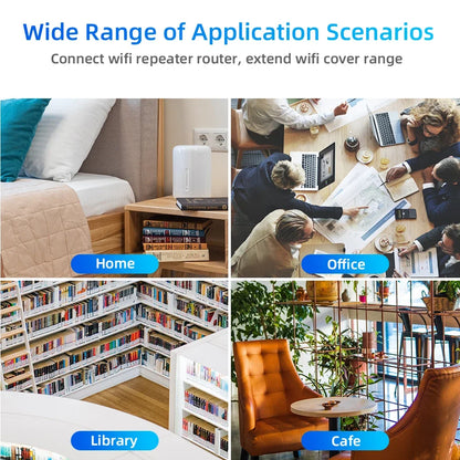 WiFi Repeater Wireless Extender 1200Mbps WiFi Booster 5G 2.4G Dual-band Network Amplifier Long Range Signal WiFi Router Home