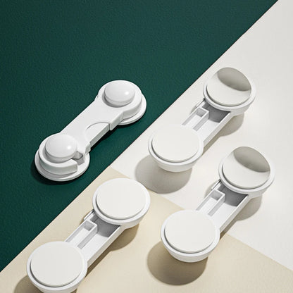 10PCS Baby Safety Locks Cabinet Locks Room Locks Drawer Locks Anti-Pinch Folio Locks Safety Protection Products