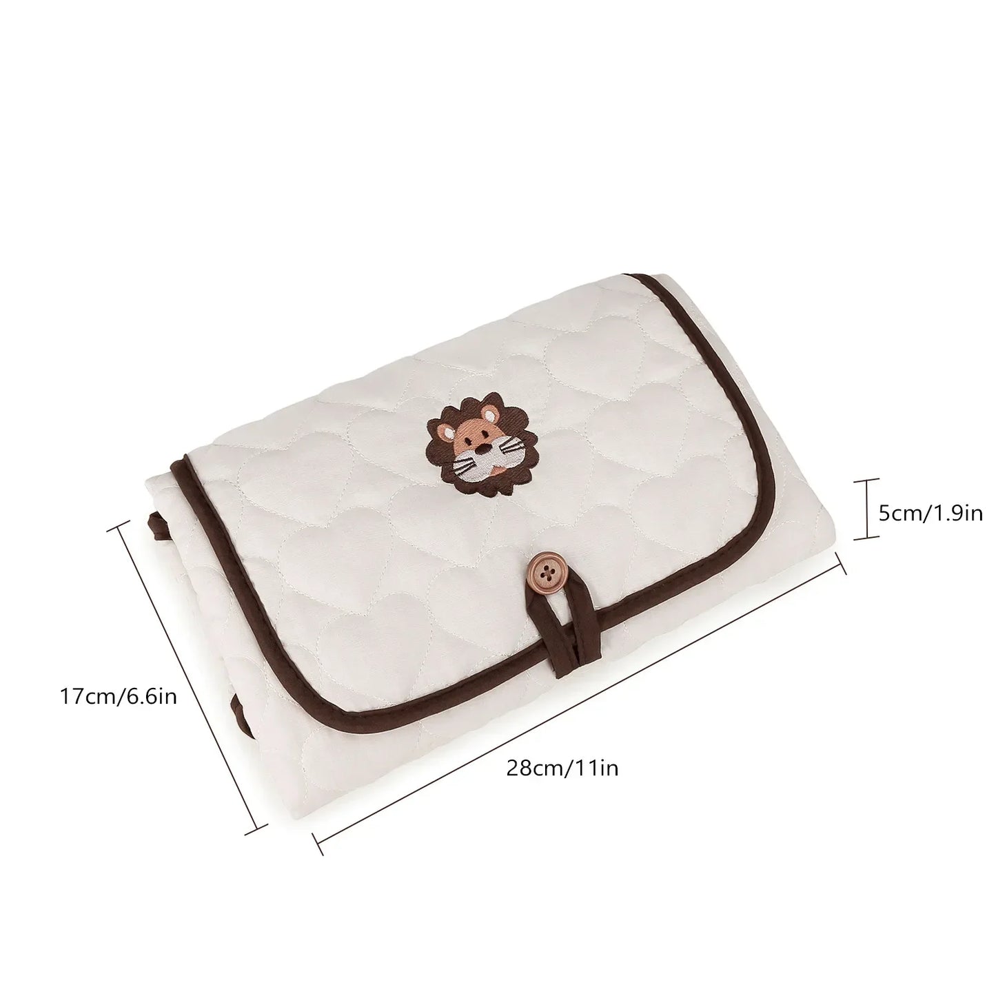 Baby Foldable Diaper Changer Baby Changing Mat Waterproof Changing Pad Portable Diaper Bag Newborn Bedding Supplies Storage Bags