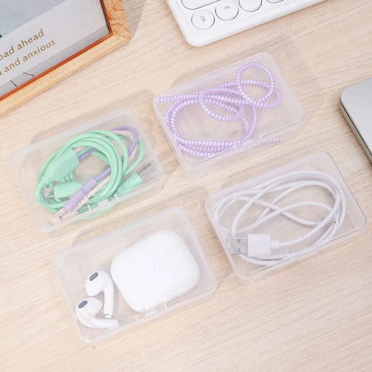 7Grid Data Cable Storage Box Cable Organizer Bag With Power Charging Cable Management And Desktop Cables Management Organization