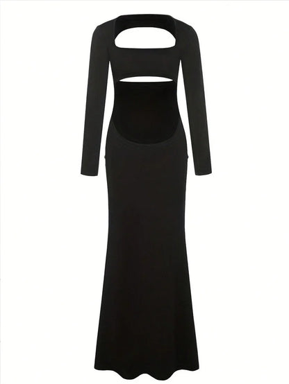 Maternity Dresses For Photoshoot Sexy Stretch Pregnancy Clothing Fishtail Skirt Backless and Abdominal Dress Floor Length Skirt