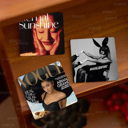 Singer A-Ariana Grande Fridge  Magnet Personalized Fridge Magnet Square Shape Fridge Refrigerator Wall Door Decoration