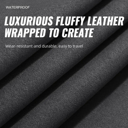 Universal Metal Car Seat Headrest Hook 2 in 1 Soft Leather Car Seat Back Hook for Purse Bag Backpack Double Hook Car Seat Hanger