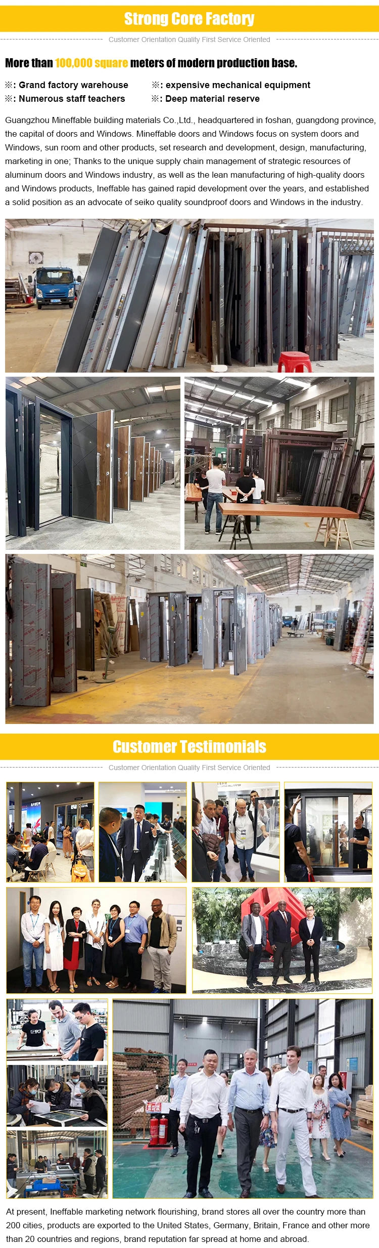 Customized door service, Heavy Duty Theft Proof Waterproof Main Double iron Door Designs For Houses Double Front Doors