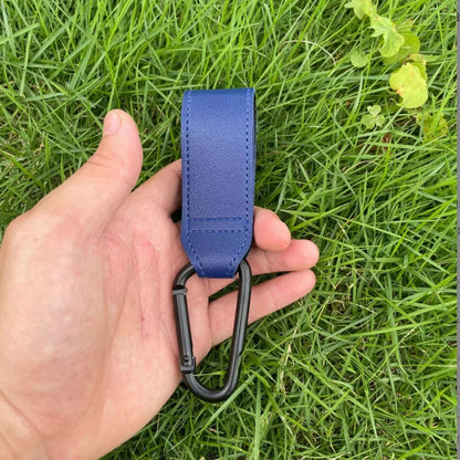 Baby Stroller Hook Fashion PU Leather Adjustable Pram Hook Cart Organizer Diaper Bag Hanger Children Boy Girl Travel Accessories