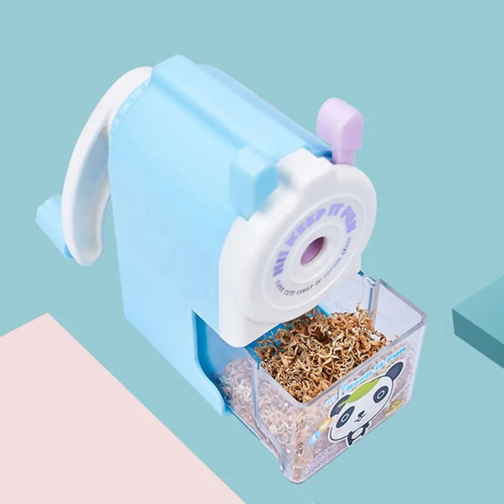 School Supplies Cartoon Animal Gift Pencil Sharpener Anti Sticking Lead Automatically Enters Lead Hand-cranked Mechanical Tool