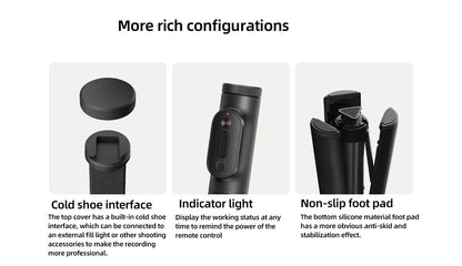 2025New Xiaomi Zoom Stand Selfie Stick 2 Bluetooth Remote Control One-click Zoom Rotate The Phone Holder Multi-functional Tripod