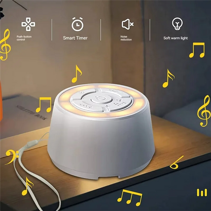 FAST-Baby White Noise Machine USB Rechargeable Timed Shutdown Sleep Machine Baby Sleep Sound Player Timer Noise Player