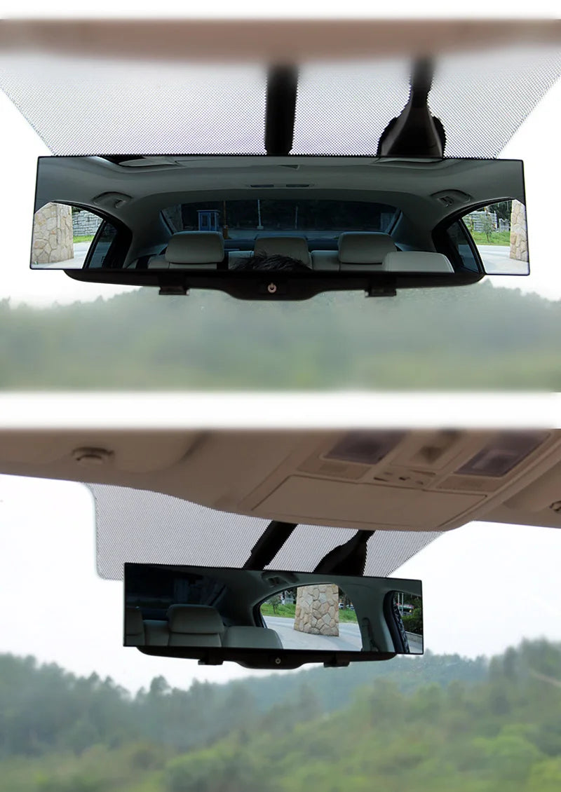 Universal Anti-glare Wide-angle Convex Interior Car Rearview Mirror Baby Child Seat Monitoring Blue Sunshade Visor Safety Goggle