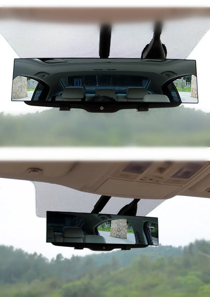 Universal Anti-glare Wide-angle Convex Interior Car Rearview Mirror Baby Child Seat Monitoring Blue Sunshade Visor Safety Goggle