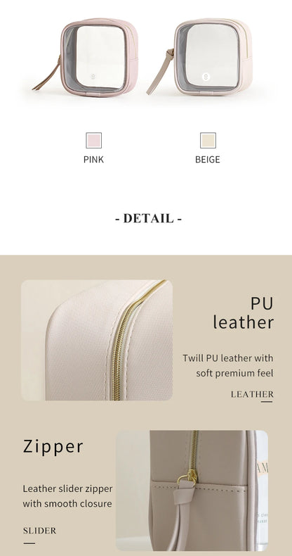 Tianzong Toiletry Bag Portable Travel Business Trip Cosmetics Cosmetics Bag Waterproof Transparent Cosmetic Bag