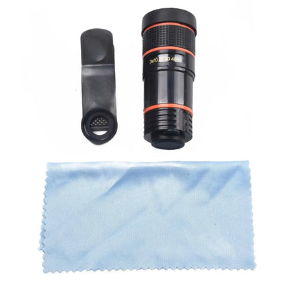 Professional Phone Camera Lens Kit For Smartphones Includes 8x Super Macro Lens External Cellphones Lens Telephoto Lens