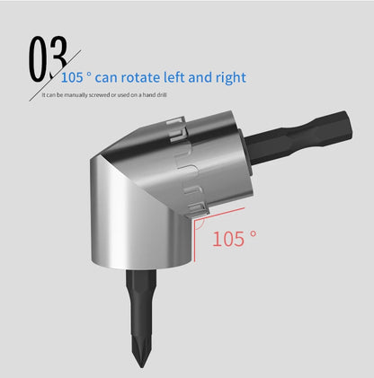 Tool Accessories Screwdriver Head 105 Degree Bend Device Electric Drill Accessories Accessories Extension Parts for Electric
