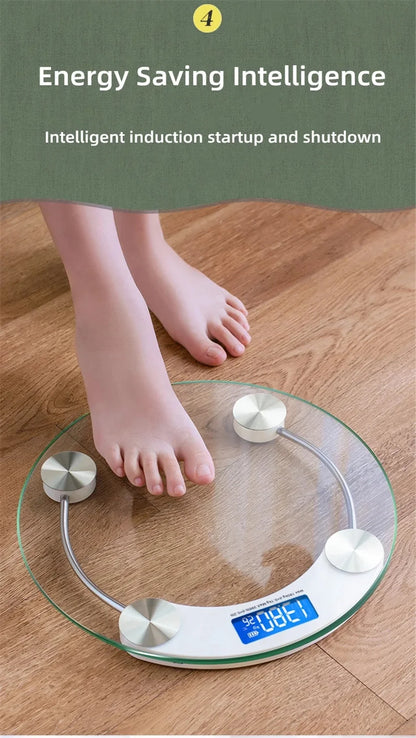 Electronic Weight Scale Household Smart Electronic Scale Glass Scale Into Human Scale Weighting Digital Bathroom Scales