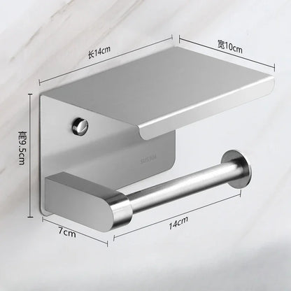 Stainless steel tissue holder for bathroom accessories