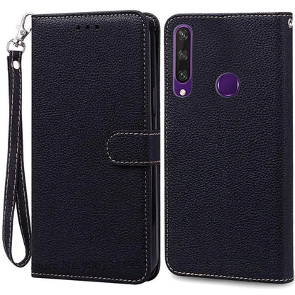 For Huawei Y6P Case Leather Wallet Flip Case For Huawei Y6p Case MED-LX9N Soft Full Cover Coque Fundas for Huawei Y6P Case