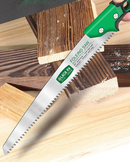 LAOA SK5 Hand Saw Household Woodworking Saw Small handheld Manual Saw 11 Fine Tooth Saw