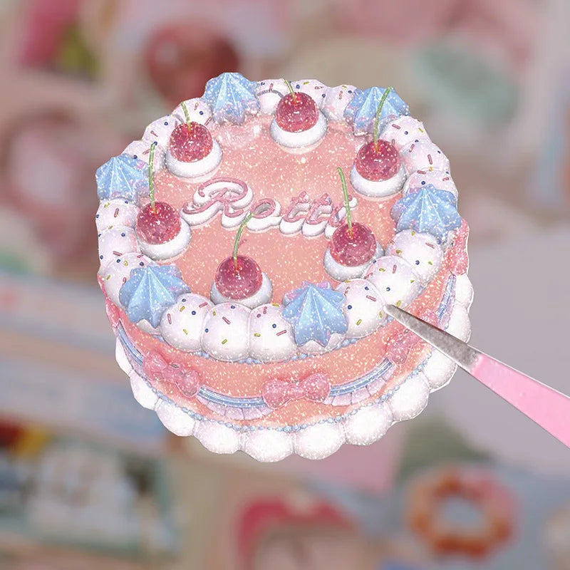 Mr. Paper, Japanese Cuisine Dessert Themed Stickers, Phone Cases, Scrapbooks, Notebooks, Diaries, Decorative Stationery Stickers