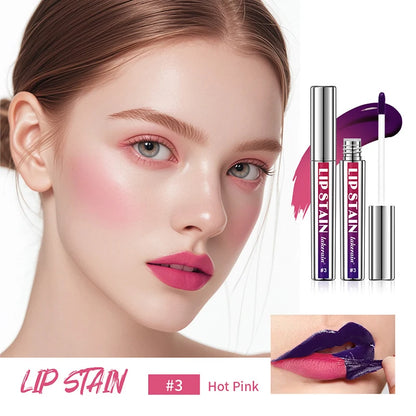 Peel Off Lip Stain Reveal Long Lasting Waterproof Pink Lip Tint Transfer Proof Non Stick Cup Natural Lip Stain Women's Cosmetics