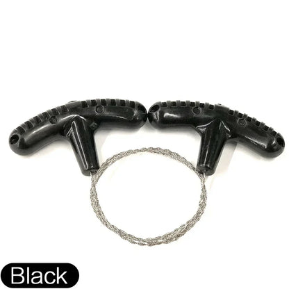 Manual Steel Rope Chain Saw - Portable Survival Gear for Emergency, Camping, and Travel