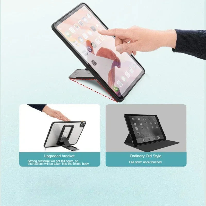 Universal Tablet Stand Foldable Storage Portable Sticky Creative Tablet Bracket for Ipad Desktop E-Reader Bracket Tablet Holder