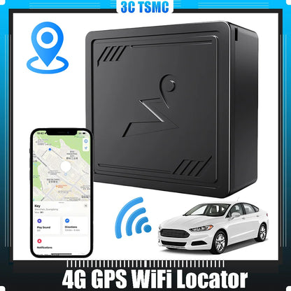 4G GPS Tracker with App Real Time Car Tracking Device Anti-Lost Recording Tracking Device for Cars Kids Pets