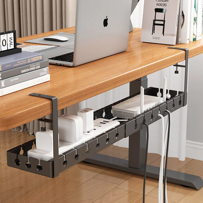 Desk Cable Management Tray,Wire Management, Cable Tray with Clamp for Wire Organizers,Computer Cord Rack for Office,Home