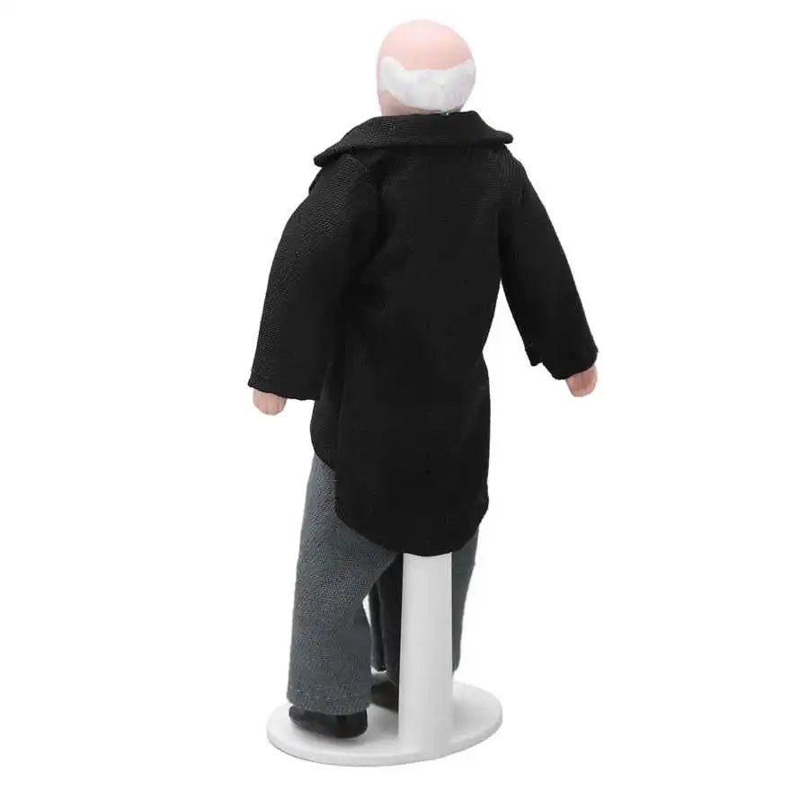 Doll House Servant 1:12 Doll House Miniature Turnable Ceramic Victorian Servant Toy Decoration with Stand