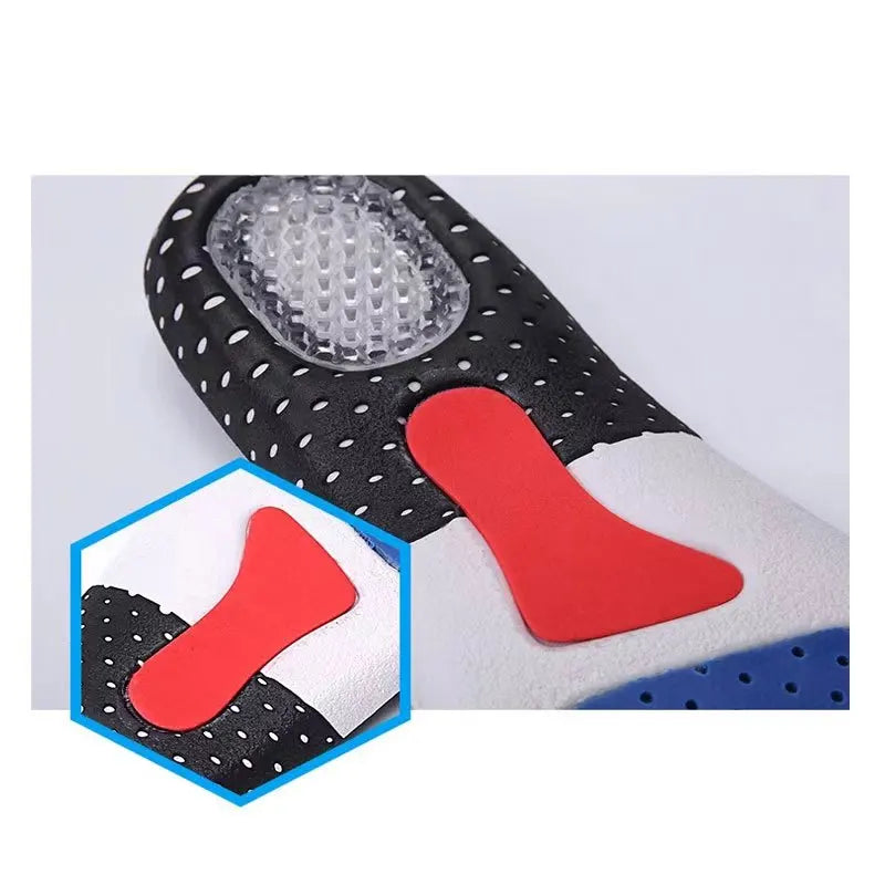 Silicone Sports Insole Arch Support Sports Insole Running Gel Insole Insert Buffer, MEN'S AND WOMEN'S Sports Insole