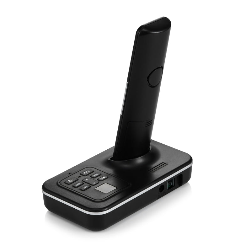 D1002B Cordless Phone System Expandable Home Phone High Contrast Display Handset Expandable Hands Free Handset Phone