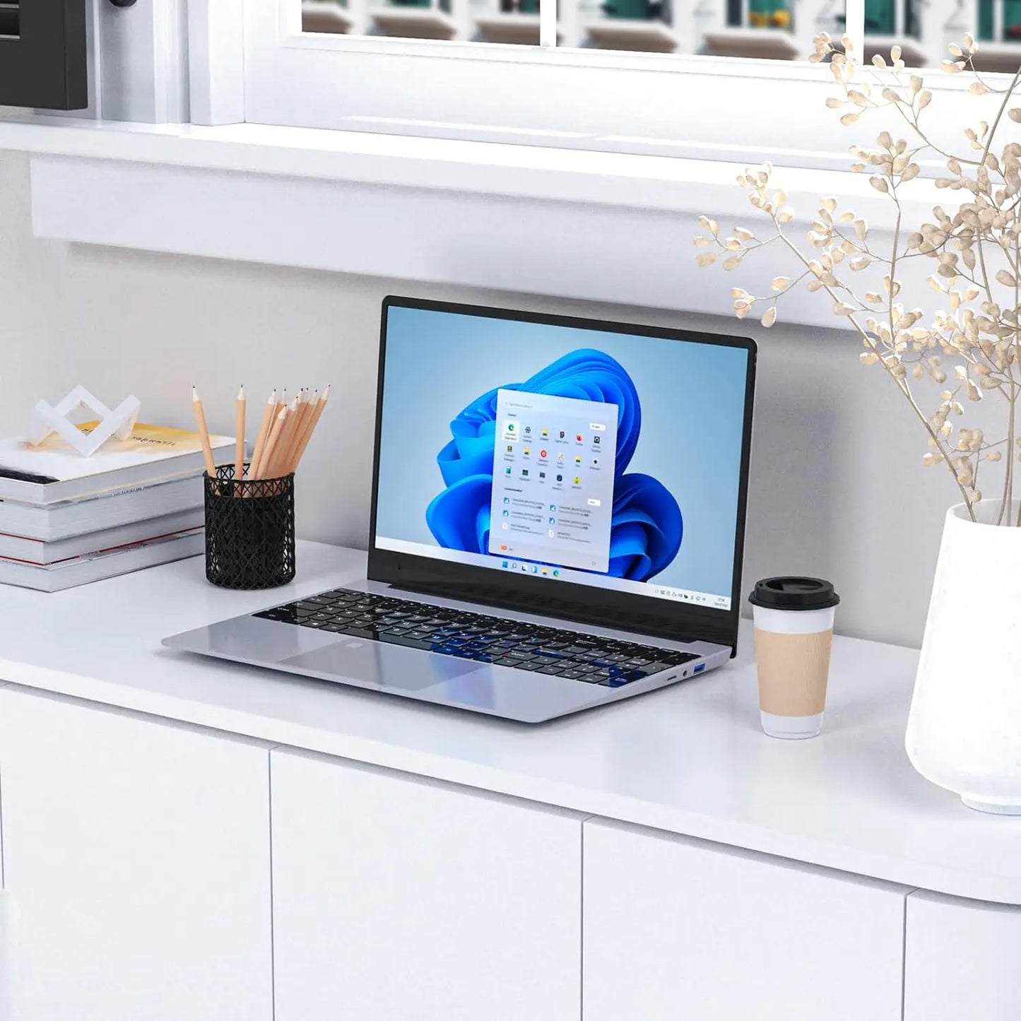 17.3-Inch Display Laptop Intel N5095 8GB 16GB RAM 256GB 512GB SSD windows 1600*900 Notebook Office Study Computer PC