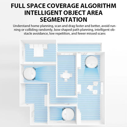 New Wireless Smart Robot Vacuum Cleaner Multifunctional Super Quiet Vacuuming Mopping Humidifying For Home Use Home Appliance