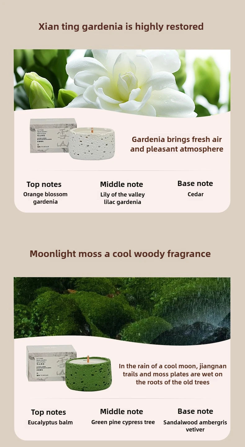 Premium Aromatherapy Scented Candles - Handmade Soy Wax Candles for Relaxation and Home Decor - Long-Lasting Fragrance ﻿