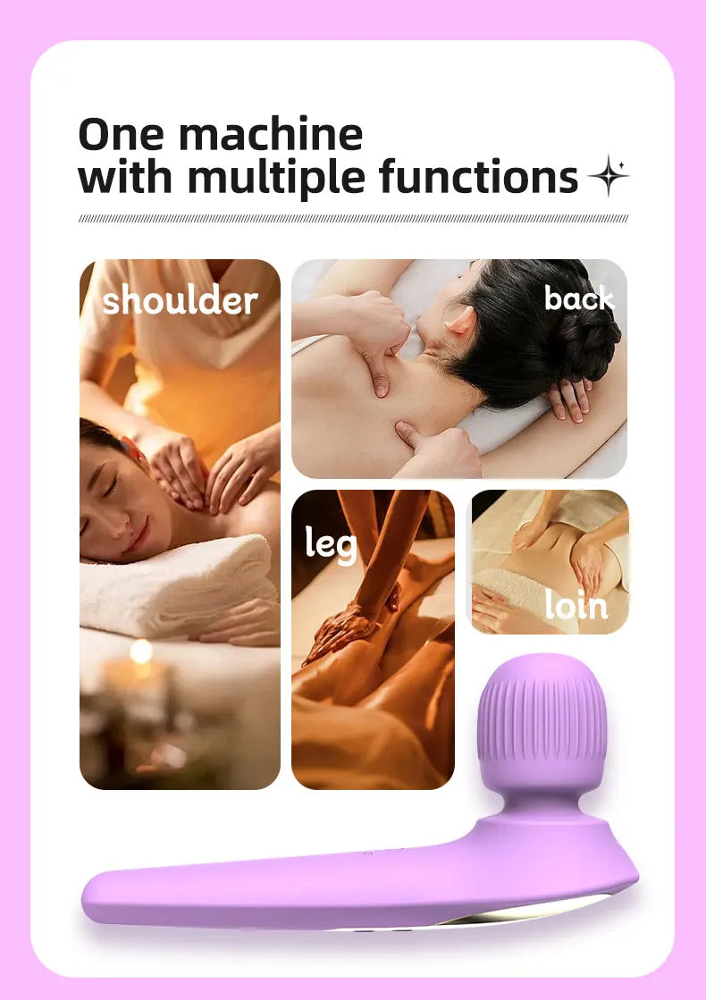 Portable Massage Gun 19 Mode 4 Speed Personal Handheld Vibrating Massager Deep Tissue Muscle Percussion Massager For Full Body