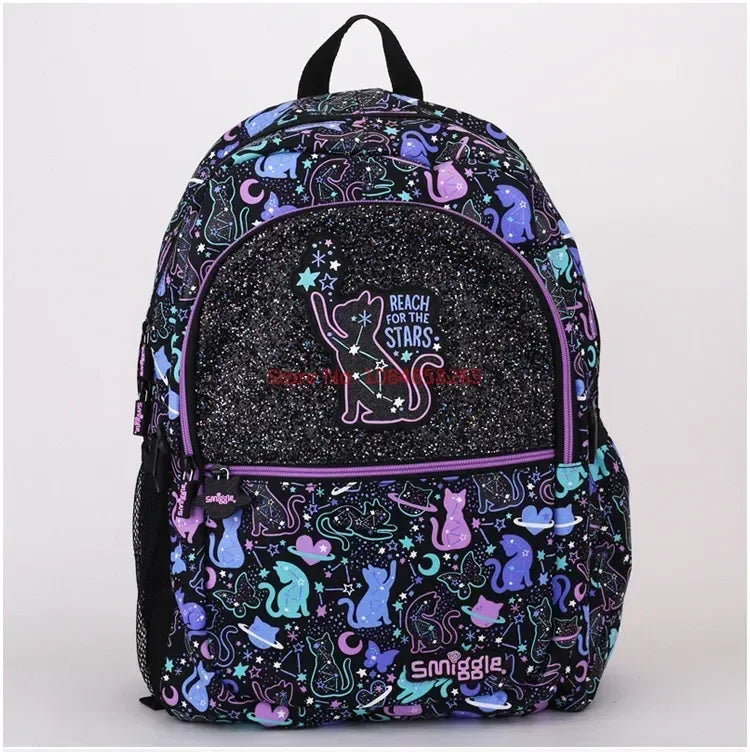 Genuine Australian Smiggle Student Backpack Cute And Fashionable Children Stationery Box Backpack Lunch Bag Kettle Student Gift