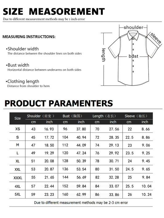 Summer men's Hawaiian shirt casual short sleeve 5-color striped 3D printed button lightweight oversized clothes 5XL