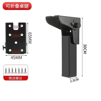 Foldable Table Leg Supports Thickened Sturdy Bases Anti-Slip Wear-Resistant Silent Foot Pads Heavy-Duty Aluminum Alloy  Design