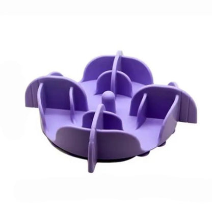 Practical Silicone Dog Slow Feeder Safe Soft Pet Slow Food Bowl Nonslip Anti Choking Puppy Feeding Bowl for Pet